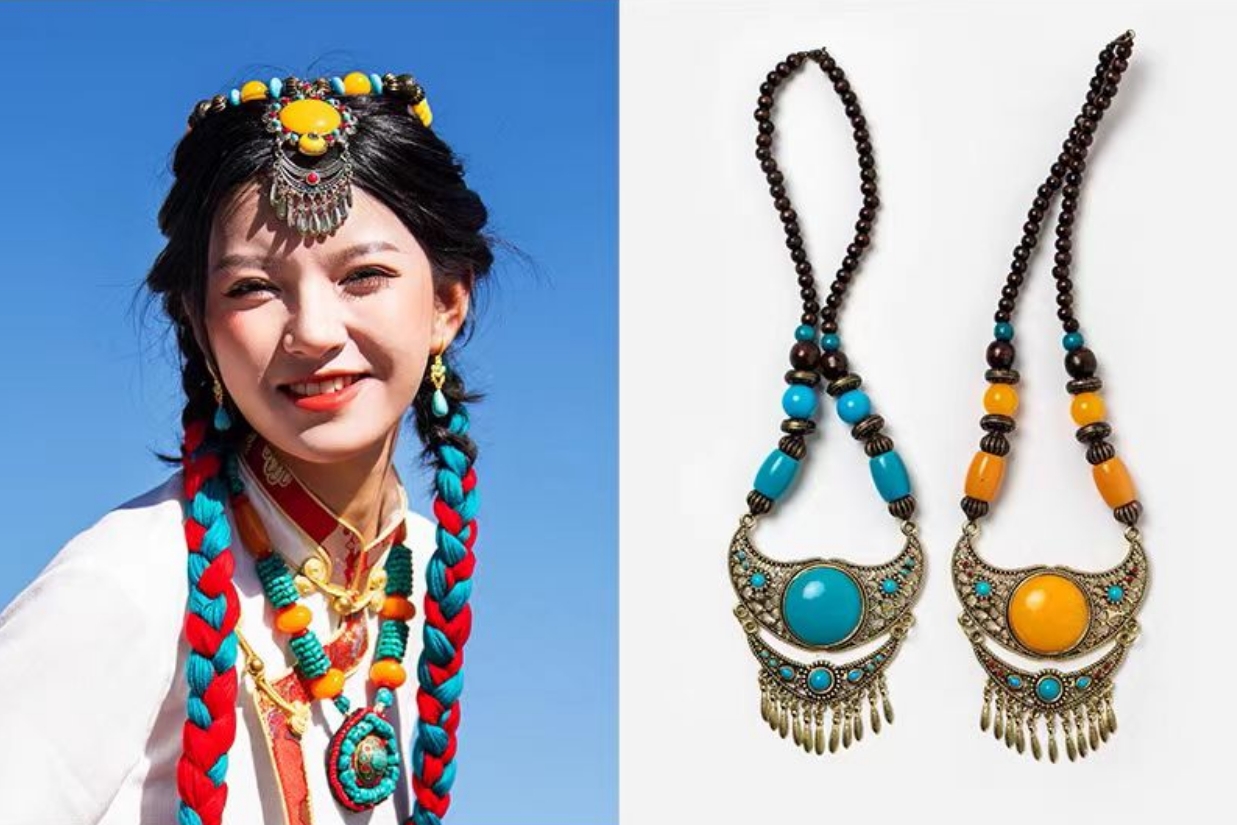 藏族发饰复古发饰