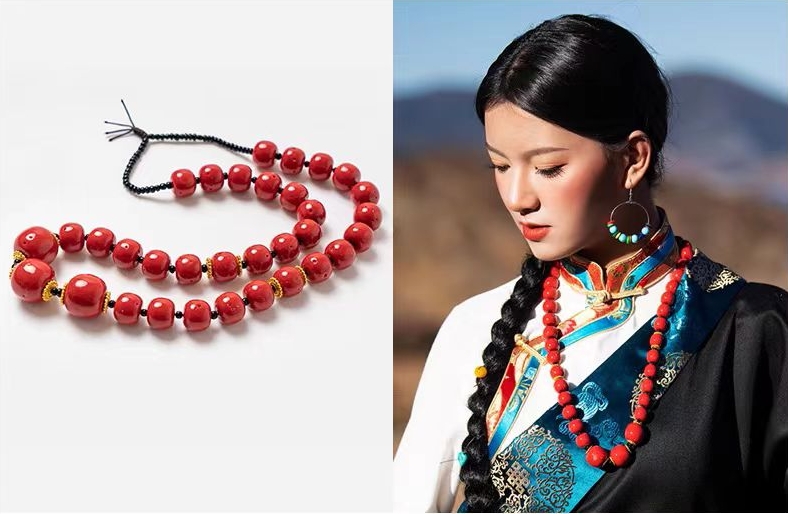 藏族发饰复古项链