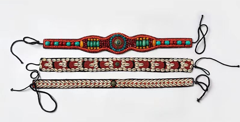 藏式配饰贝壳松石腰带